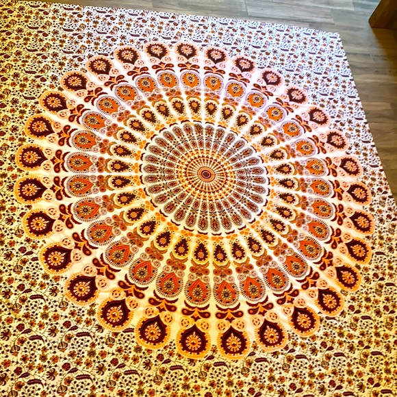 Other - Brown white orange beige black tapestry brand new big